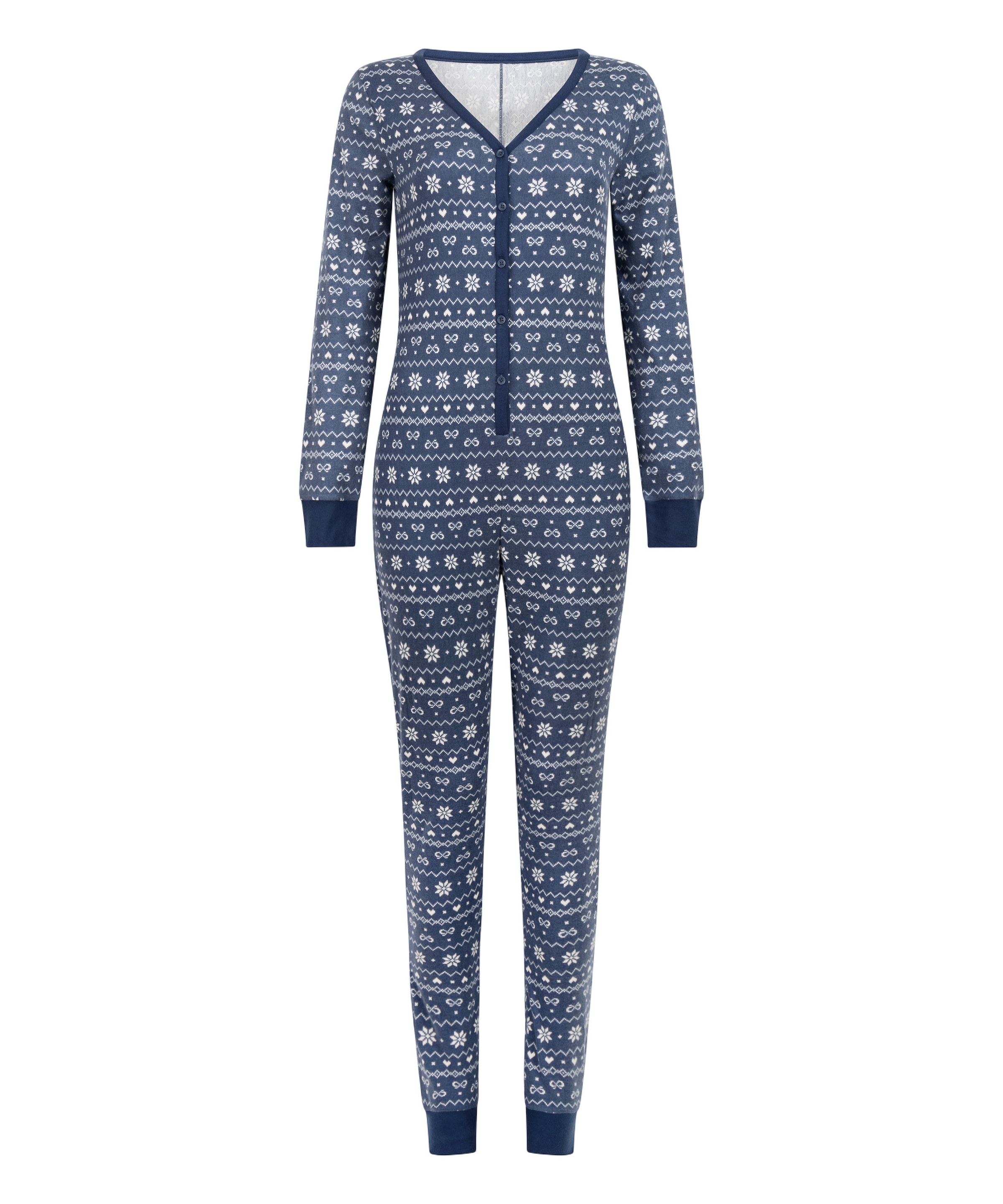 Hunkemöller Pajama in Blue: front