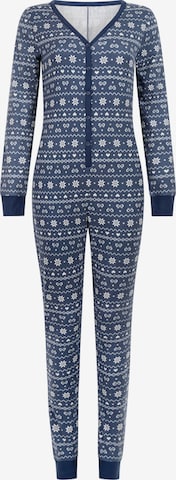Hunkemöller Pyjama värissä sininen: etupuoli