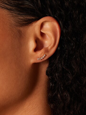 Lucardi Earrings 'Klassisch' in Gold: front