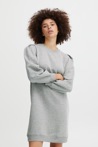 ICHI Jurk 'Malo' in Grijs: voorkant