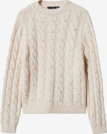 MANGO Pullover 'Flix' in Beige: predná strana