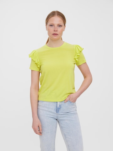 Aware Shirt 'Tamara' in Geel: voorkant