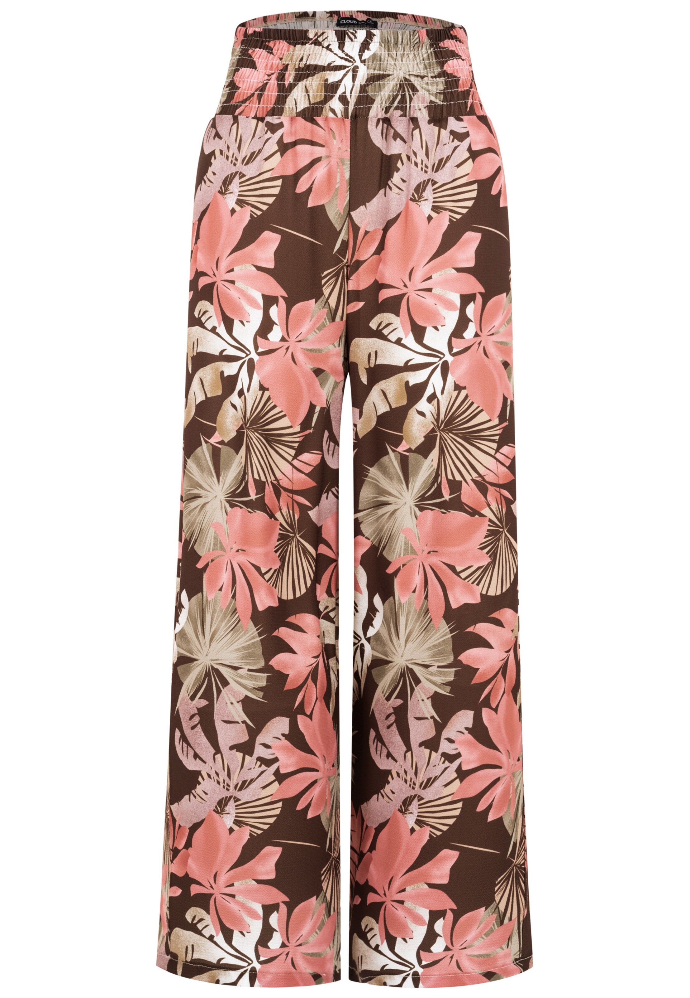 Wide Leg Pantalon Cloud5ive en marron : devant