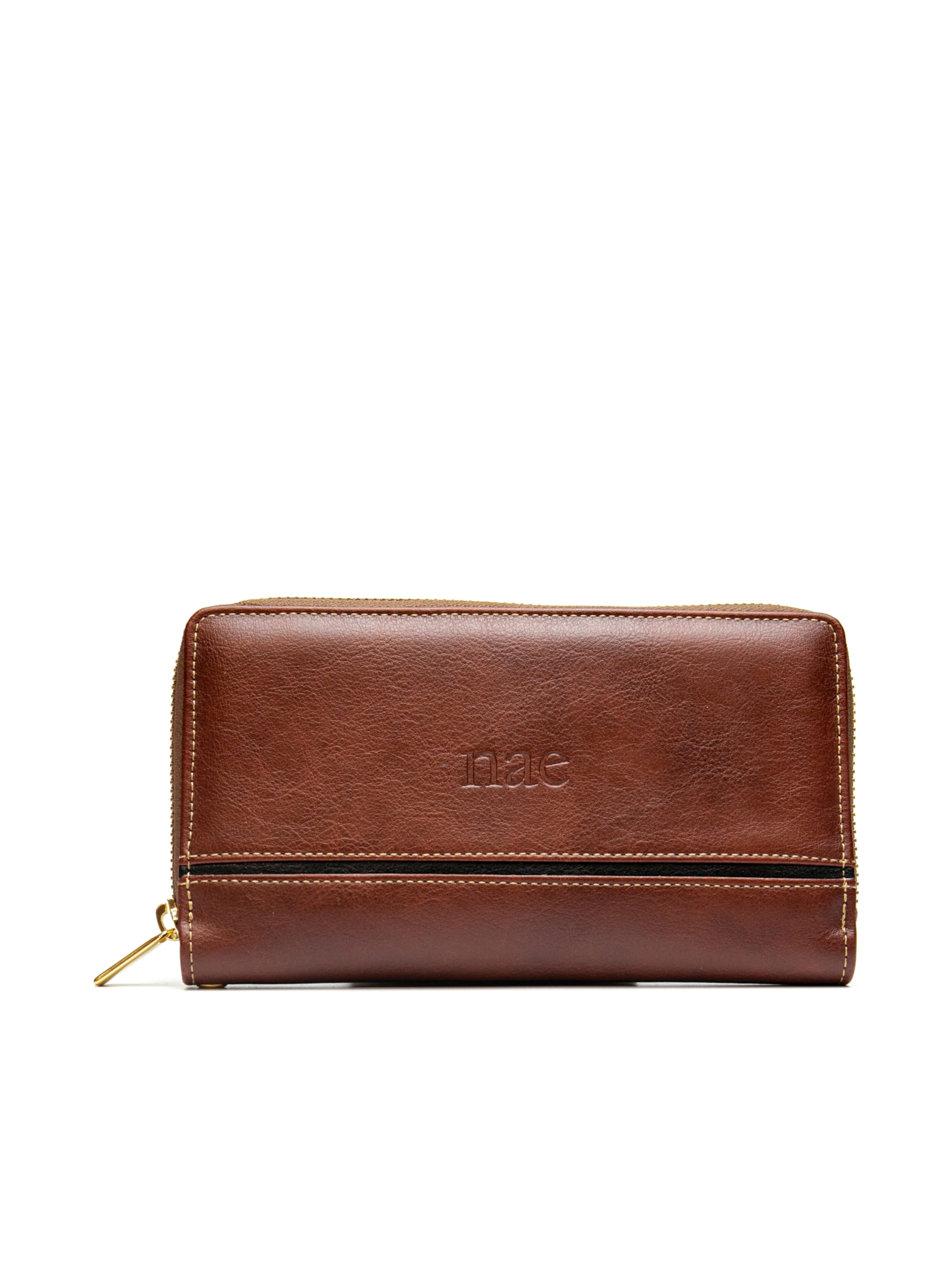 Porte-monnaies 'MIA Brown' nae Vegan Shoes en marron : devant