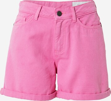 Noisy may Jeans 'Smiley' i pink: forside