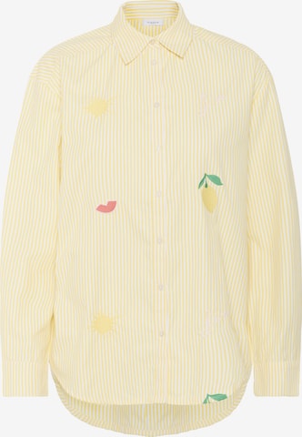 SAINT TROPEZ Bluse 'Zytta' in Gelb: Vorderseite