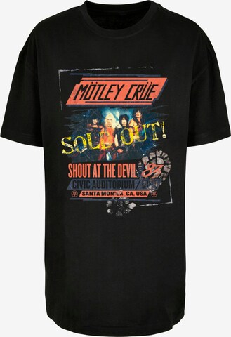 Merchcode Shirt 'Motley Crue - SATD Tour' in Zwart: voorkant