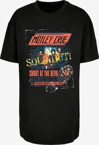 Merchcode T-Shirt 'Motley Crue - SATD Tour' in Schwarz: predná strana