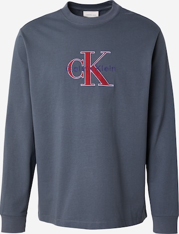 Calvin Klein Jeans - Camiseta en azul: frente