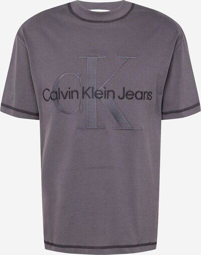 Tricou Calvin Klein Jeans pe pământiu / negru, Vizualizare produs