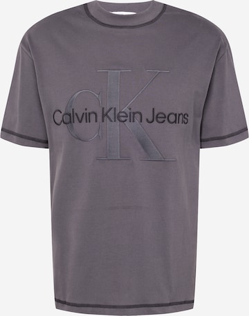 Calvin Klein Jeans - Camisa em cinzento: frente