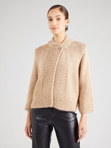 Cardigan MORE & MORE en beige : devant