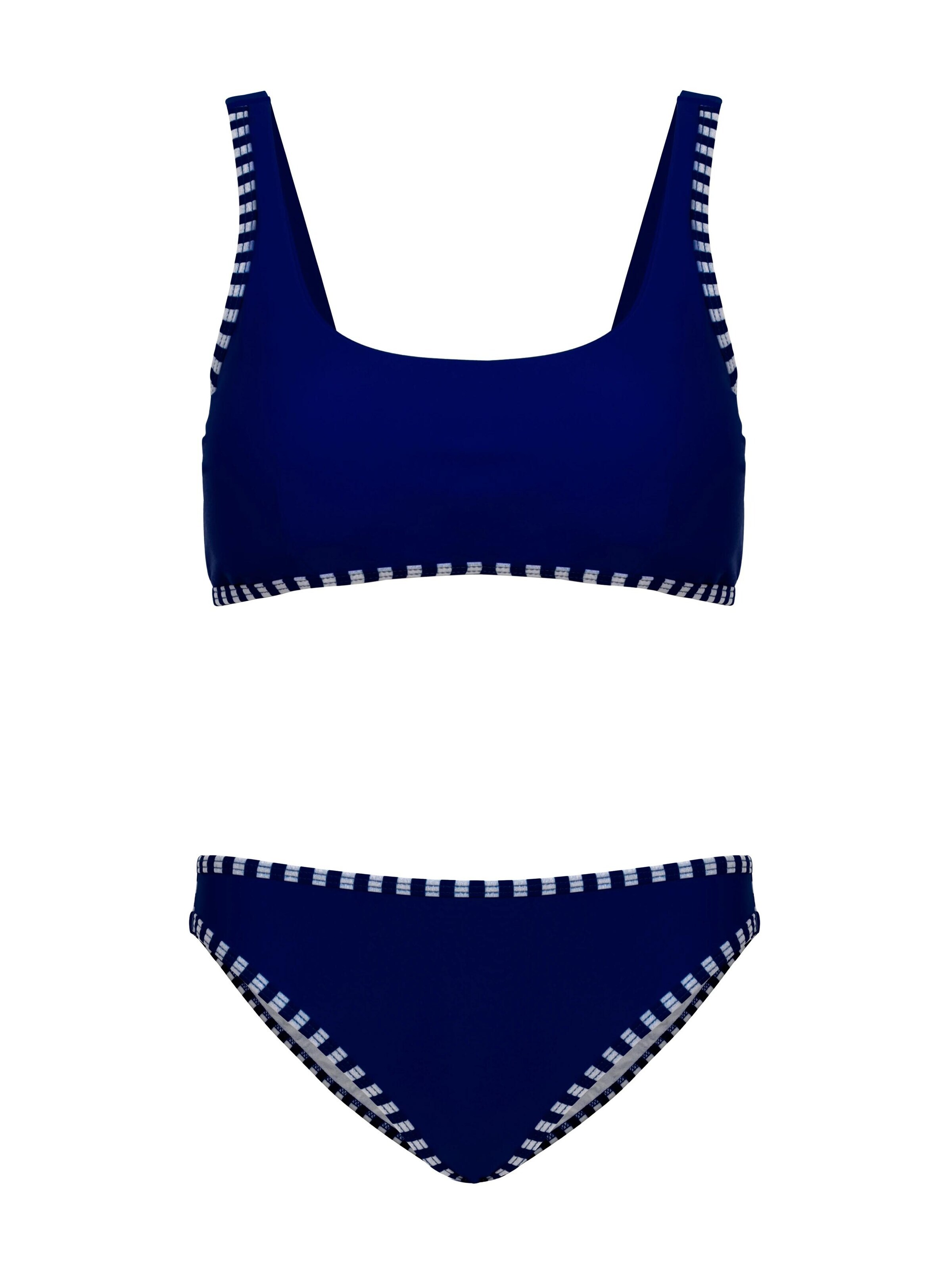 La V Triangel Bikini 'Bikini Mallorca' in Blauw