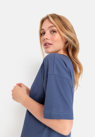 LSCN by LASCANA Pajama Shirt in Blue