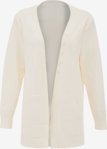 BLONDA Knit cardigan in White: front