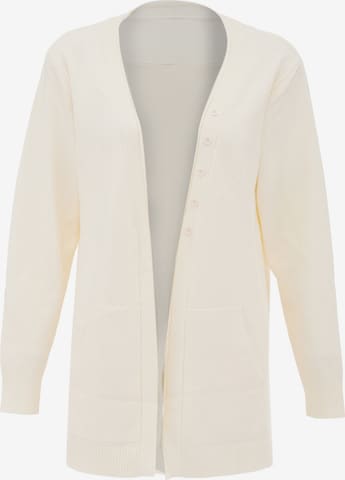 Cardigan BLONDA en blanc : devant