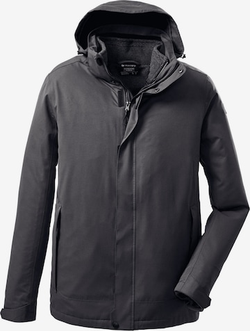 KILLTEC Outdoor jacket ' KOW 167 MN JCKT ' in Black: front