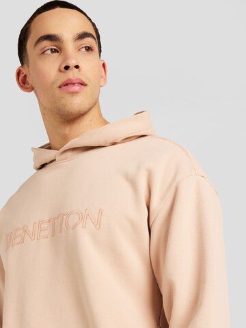 Sweat-shirt UNITED COLORS OF BENETTON en beige