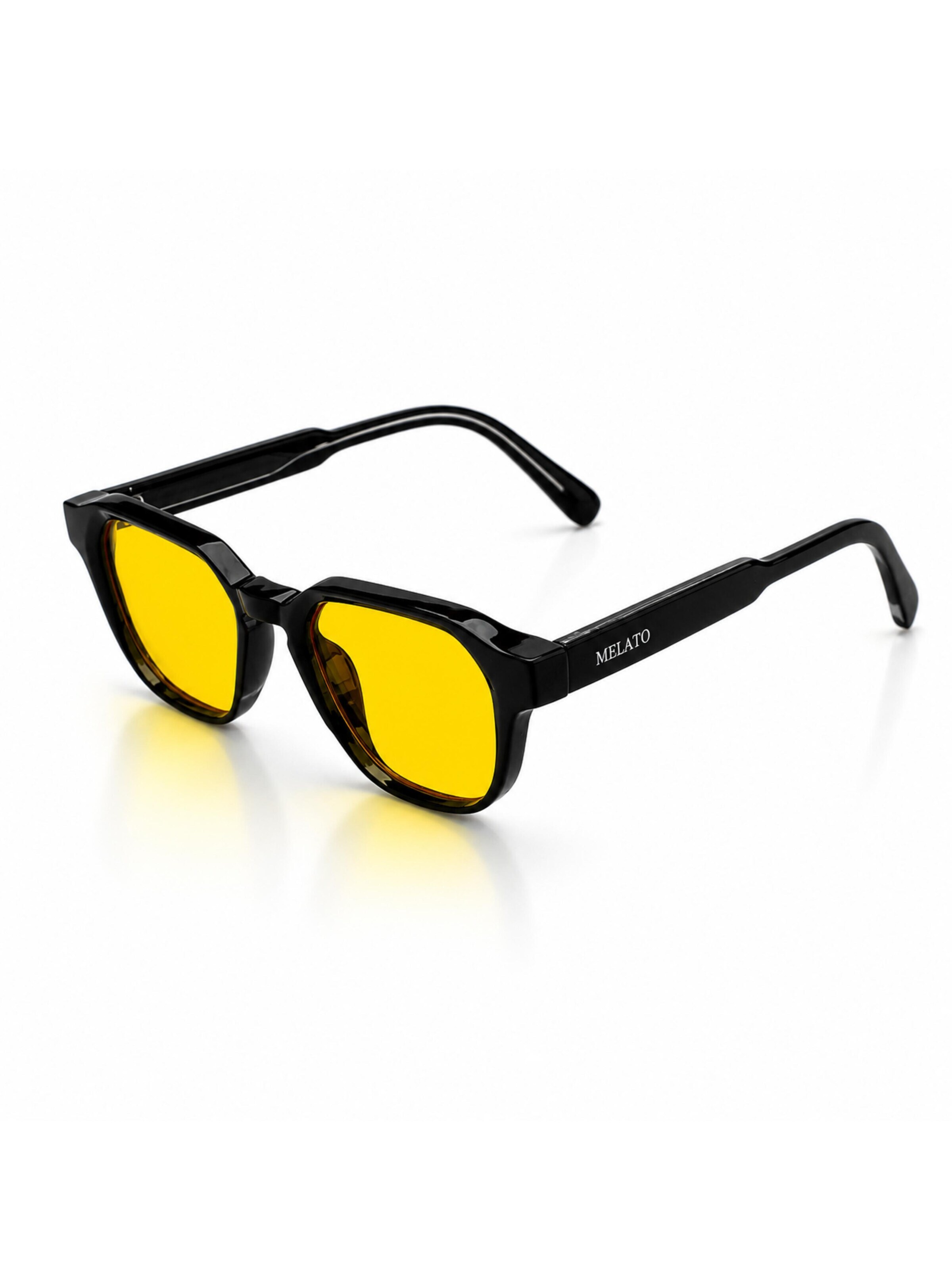 Lunettes 'Meridian' Melato en jaune