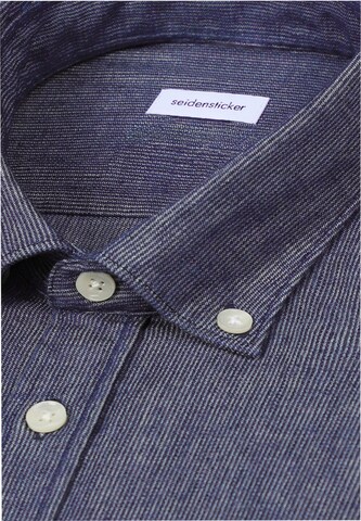 Coupe regular Chemise SEIDENSTICKER en bleu