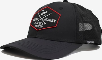 Surf Monkey - Gorra deportiva en negro: frente