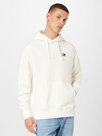 Tommy Jeans Sweatshirt in White: front