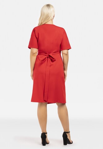 Karko Cocktail Dress in Red