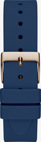 GUESS Analoog horloge 'Gemini' in Blauw