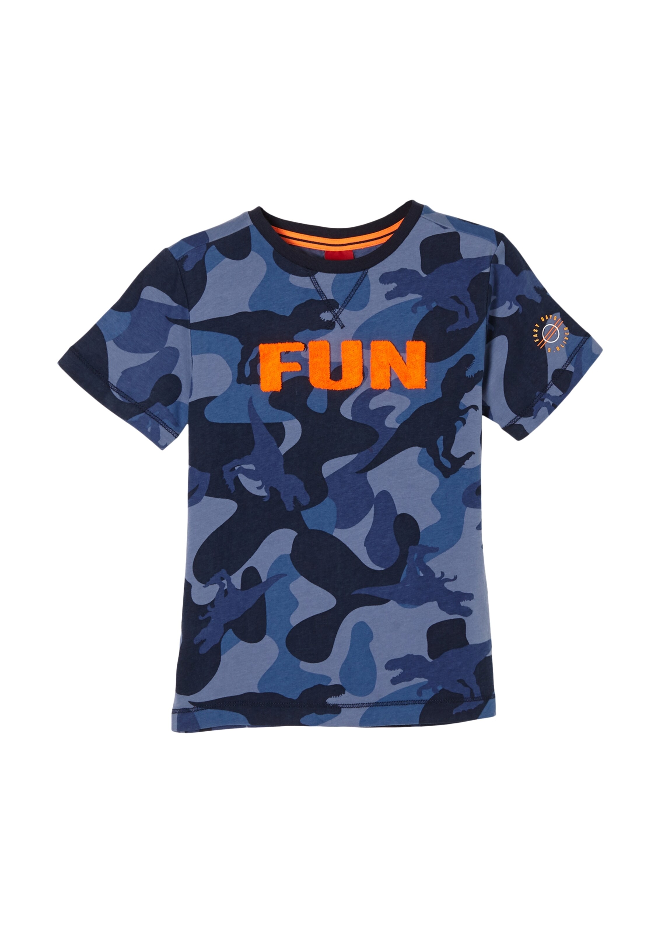 Kinder Kids (Gr. 92-140) s.Oliver T-Shirt in Navy, Rauchblau, Taubenblau - RY30609