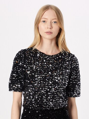 PIECES - Blusa 'KAM' en negro: frente