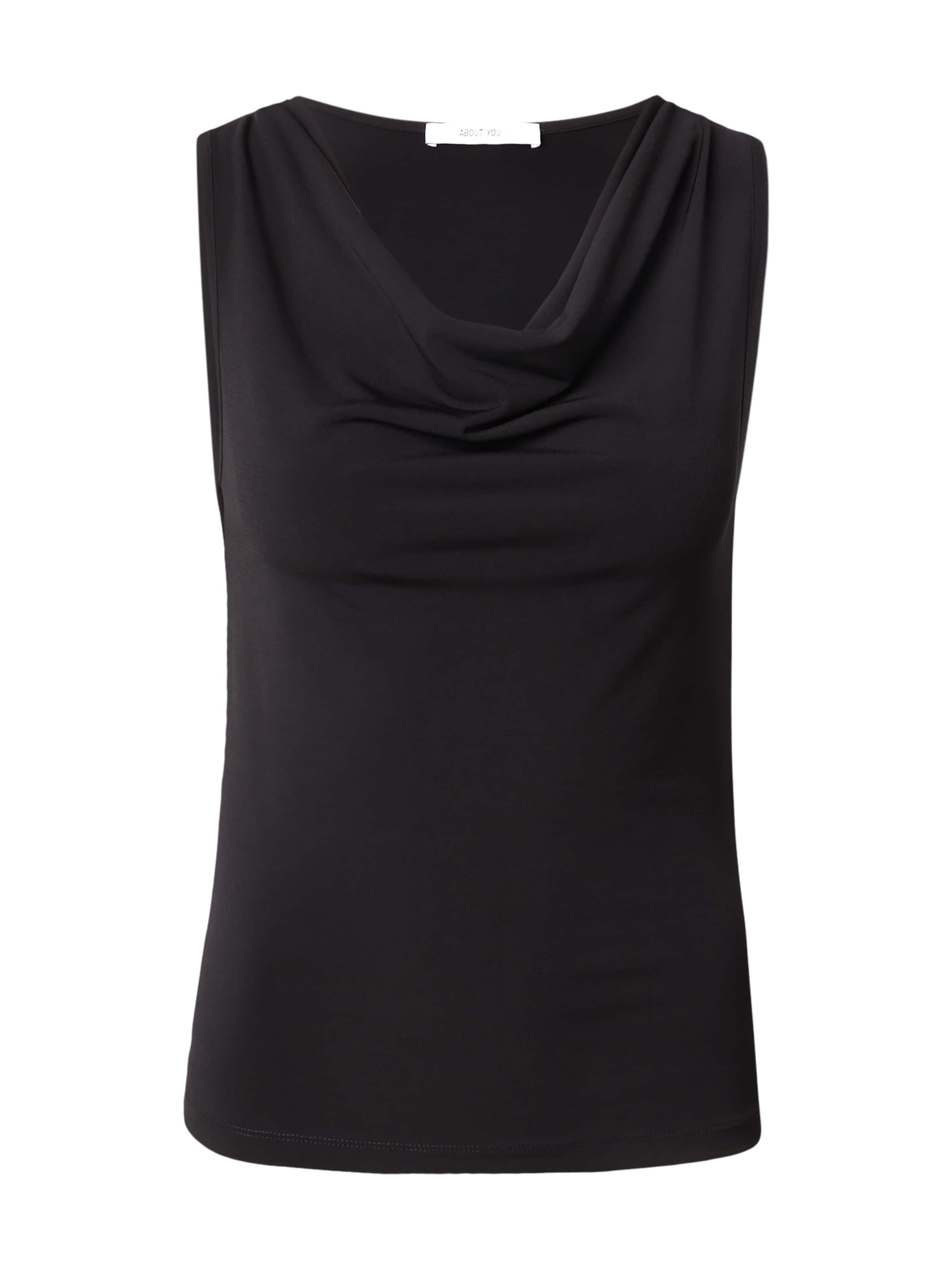 ABOUT YOU Τοπ 'Jula' σε μαύρο: μπροστά