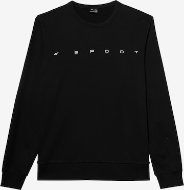 4F - Sweatshirt de desporto em preto: frente