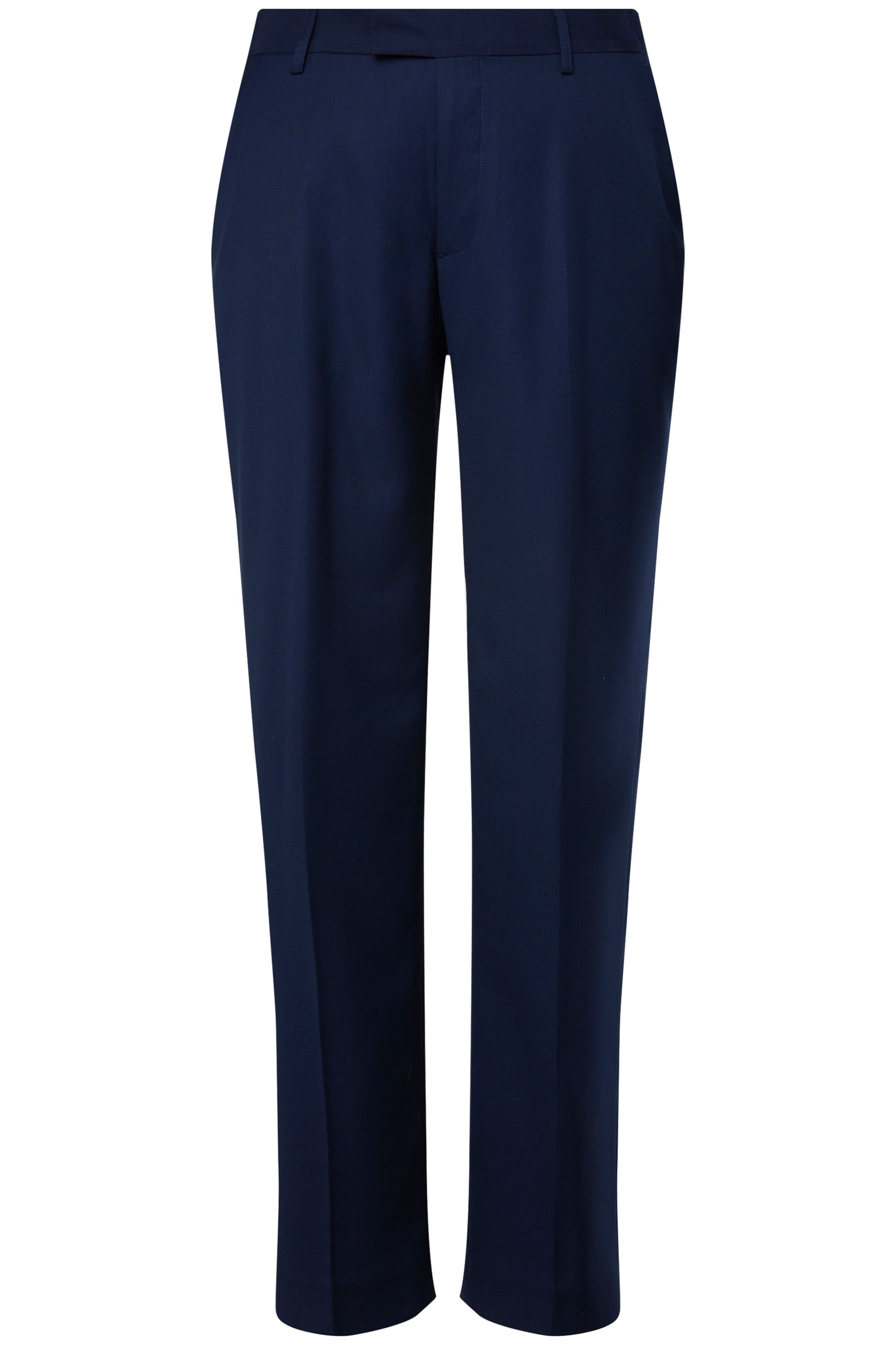 JP1880 Regular Pleated Pants in Blue: front