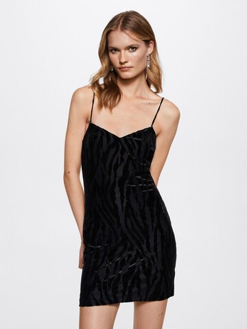 Robe 'Pedrera' MANGO en noir : devant