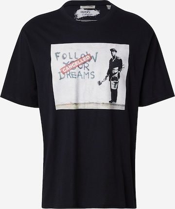 Tricou de la Only & Sons pe negru: față