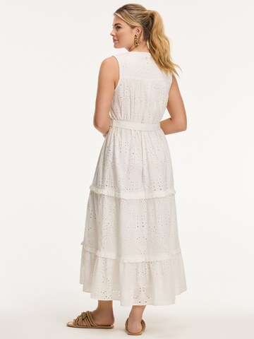 Shiwi Лятна рокля 'Julia' в бяло