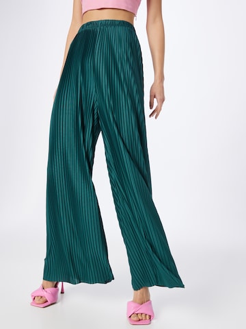 Wide Leg Pantalon 'Juliane' ABOUT YOU en vert : devant