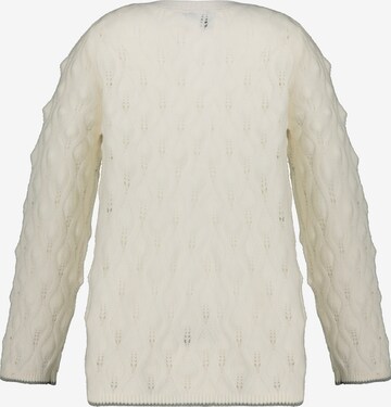 Ulla Popken Knit Cardigan in White