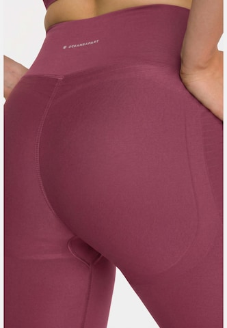 Skinny Pantaloni sport 'Beverly' de la OCEANSAPART pe roz