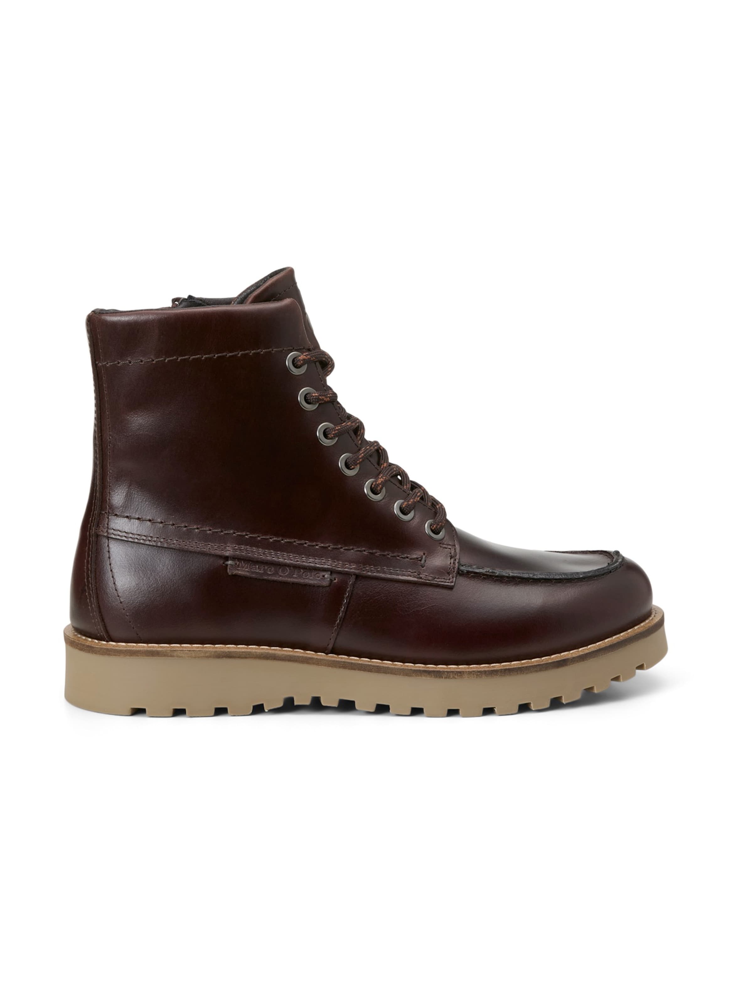 Marc O'Polo Schnürboots in Braun: Vorderseite