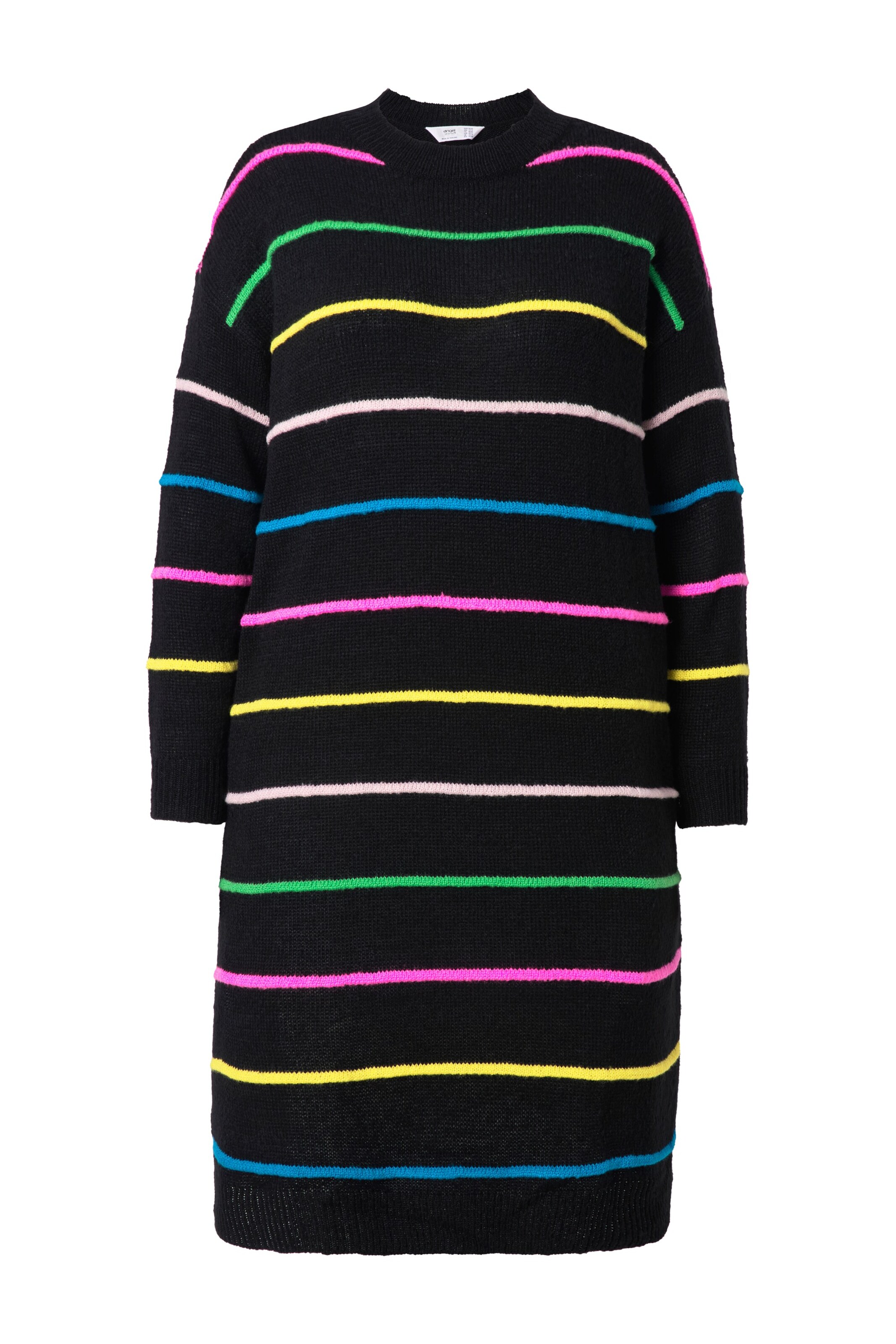 Angel of Style Strickkleid in Schwarz: Vorderseite