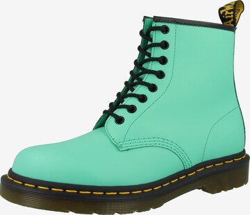 Dr. Martens Lace-Up Ankle Boots '1460' in Green