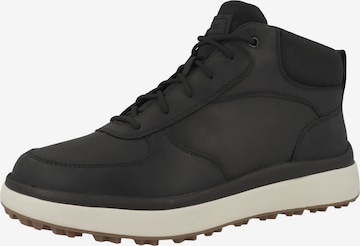 GEOX - Botas com atacadores 'U Granito + Grip' em preto: frente