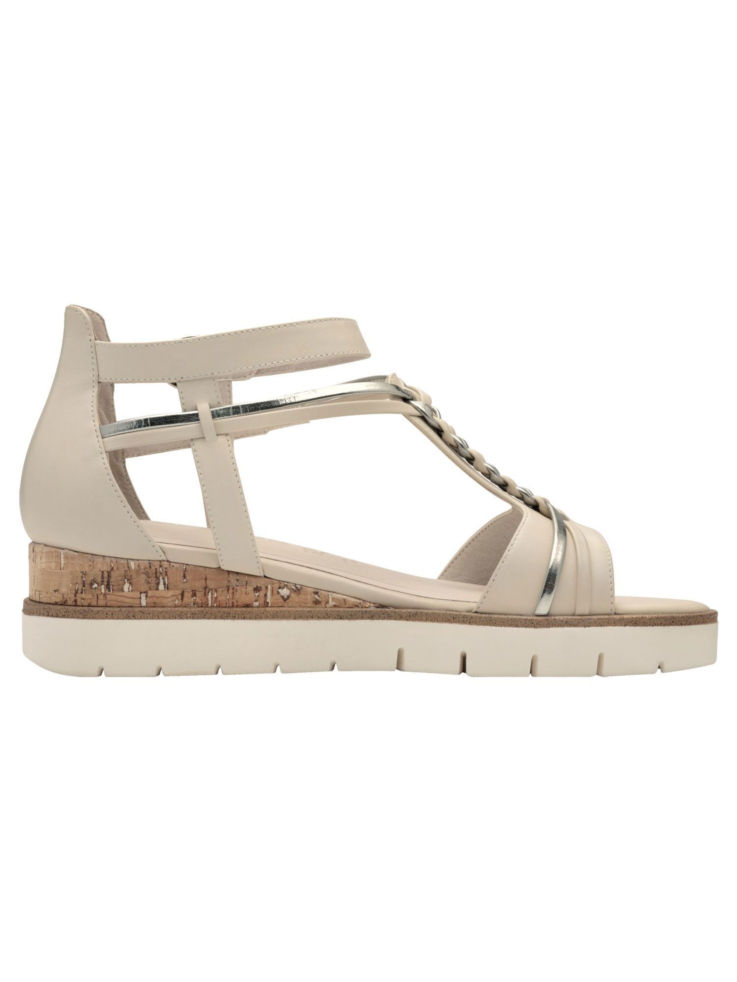 Tamaris Sandalen met riem in Beige