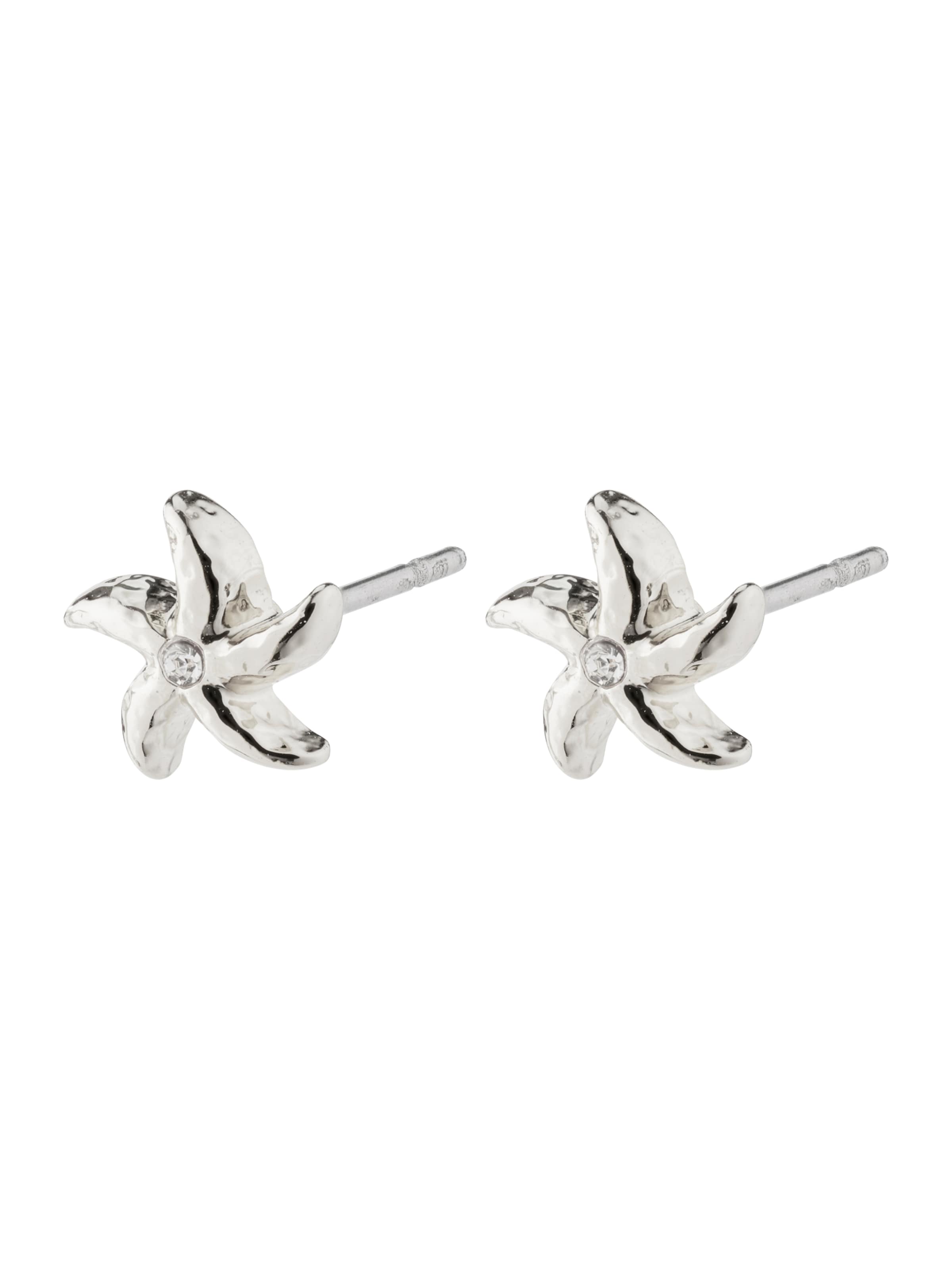 Pilgrim Серьги 'Oakley' в Серебристый: спереди