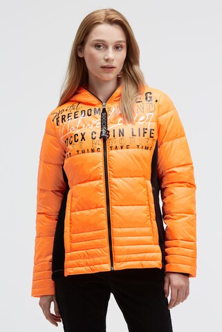 Soccx Winter Jacket in Orange: front