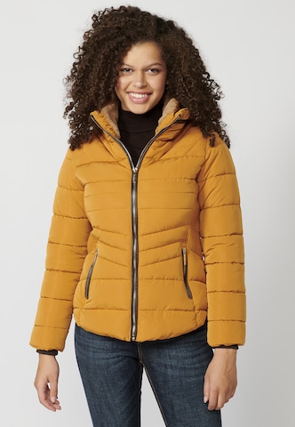 KOROSHI Zimska jakna | rumena barva: sprednja stran