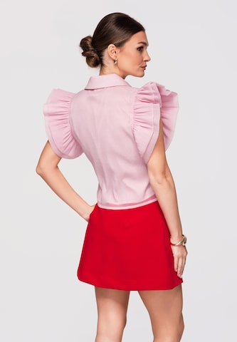 Ombre Blouse in Pink