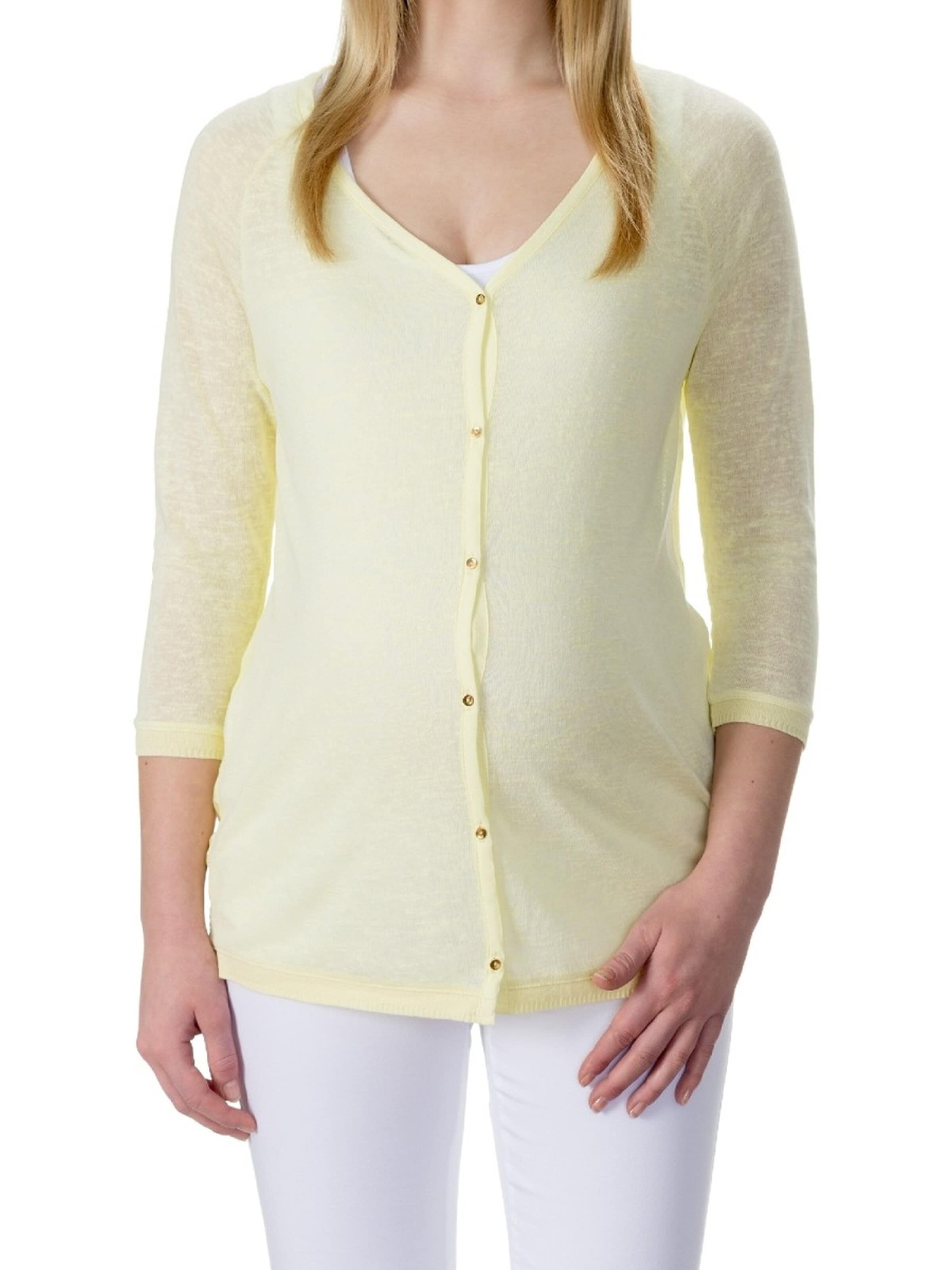 BELLYBUTTON Strickjacke 'NATALIA'‌‌‌‌‌ in Gelb: Vorderseite