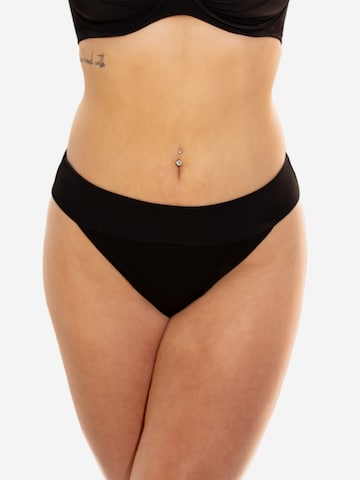 Bas de bikini 'VALENCIA' SugarShape en noir : devant